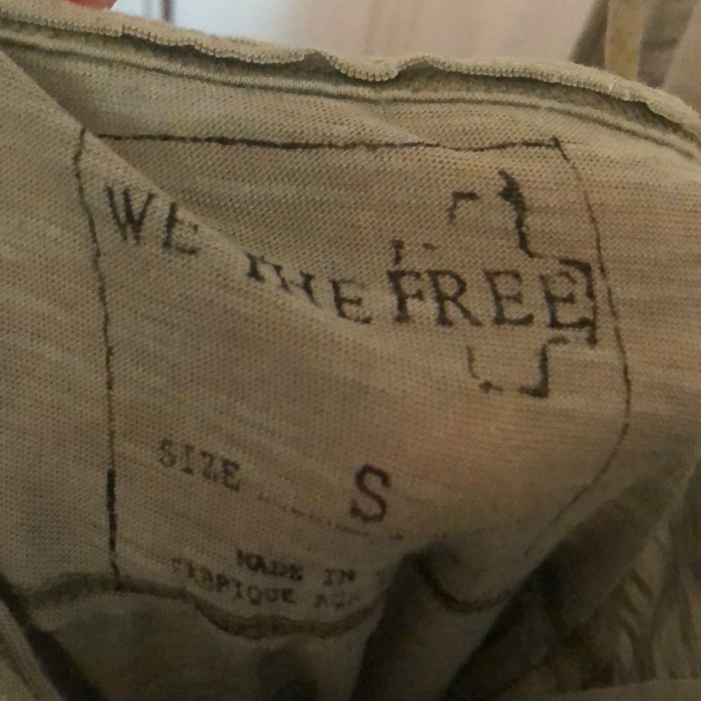 We the free top tie dye green s - Picture 5 of 5
